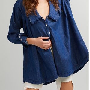 Free People- Charlie Denim button down